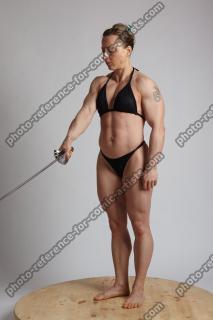 Karolina FIGHTING WITH SWORD